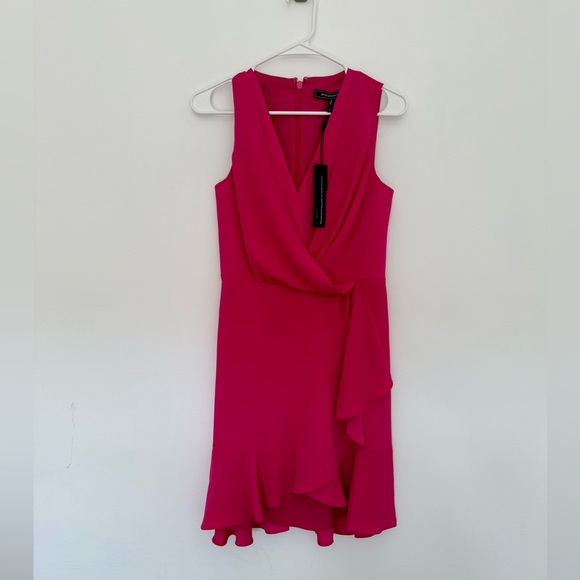 NWT BCBGMAXAZRIA pink dress size 4 - Picture 2 of 7